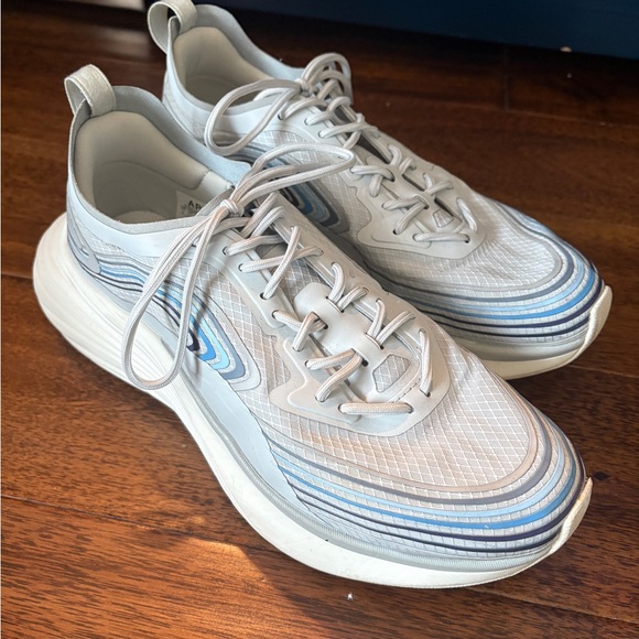 APL Women’s White and Blue Athletic Shoes - Picture 1 of 4